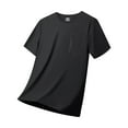 thumbnail image 1 of fatyb Men's Workout Shirts with Zipper Pocket Lightweight Athletic T-Shirts (Available in Big & Tall), 1 of 6