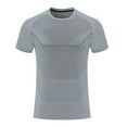 thumbnail image 1 of fatyb Mens Athletic T-Shirts Breathable Mesh Stretch T Shirts Sports Gym Short Sleeve Tee Tops for Men, 1 of 3