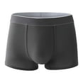 thumbnail image 1 of fatyb Mens Cotton Boxer Briefs Big and Tall Breathable Underwear Plain Comfortable Underpants for Men, 1 of 2