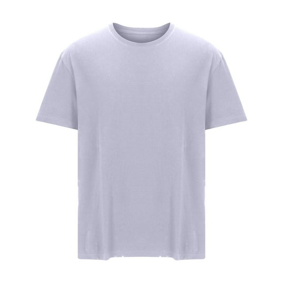 fatyb Mens Crew Neck Short Sleeve Basic T Shirts Summer Casual Tee Tops Lightweight Workout T-Shirts