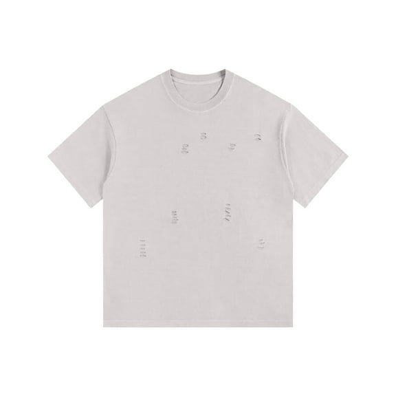 fatyb Mens Distressed Cotton T-Shirts Short Sleeve Vintage Tee Casual Crewneck Pullover T Shirts for Men