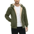 thumbnail image 1 of fatyb Mens Fleece Lined Hoodies Fall Zip Hooded Jacket with Pockets Long Sleeve Casual Warm Sweatshirts, 1 of 6