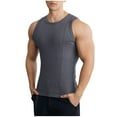 thumbnail image 1 of fatyb Mens Ribbed Tank Tops Sleeveless Crewneck Workout Shirts Solid Color Outdoor Muscle Tee for Men, 1 of 5