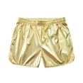 thumbnail image 1 of fatyb Mens Shiny Shorts Casual Elastic Waist Summer Beach Shorts Fashion Club Party Shorts with Pockets, 1 of 4