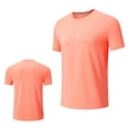 thumbnail image 1 of fatyb Mens Short Sleeve T Shirts Lightweight Athletic Running T-Shirts Summer Casual Gym Workout Tee, 1 of 6