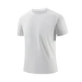 thumbnail image 1 of fatyb Mens Short Sleeve Workout T-Shirt Big and Tall Athletic Tee Tops Quick Dry Sports Running Shirts, 1 of 6