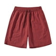thumbnail image 1 of fatyb Mens Summer Shorts Casual Lightweight Beach Shorts Loose Vacation Shorts S-4XL with Drawstring, 1 of 2