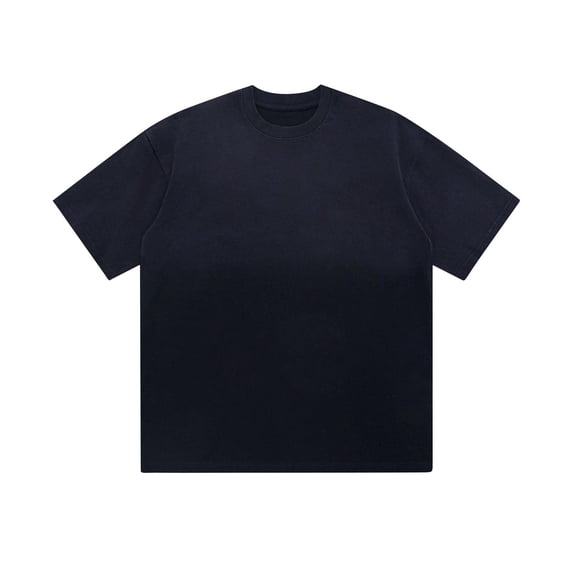 fatyb Mens T-Shirts Short Sleeve Crewneck Casual Basic Tees for Men Loose Summer Gradient Color Tops
