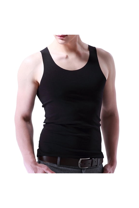 Mens Tank Tops Sleeveless Workout Muscle Tee Shirts Bodybuilding Summer Undershirts Activewear