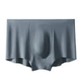 thumbnail image 1 of fatyb Mens Underwear Seamless Breathable Big and Tall Boxer Briefs Plain Comfortable Underpants for Men, 1 of 3