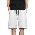 thumbnail image 1 of fatyb Mens Workout Shorts Drawstring Loose Athletic Shorts Lightweight Gym Shorts for Running Training, 1 of 7