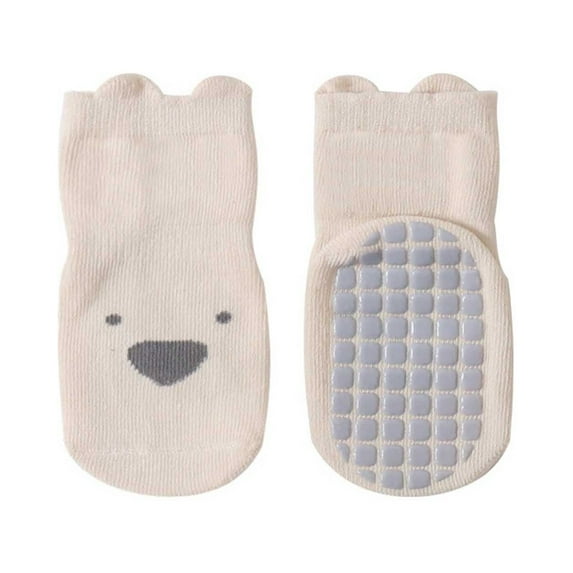 fatyb Non Slip Toddler Baby Socks Boys Girls Cute Crew Socks Infant Newborn Casual Breathable Grip Socks