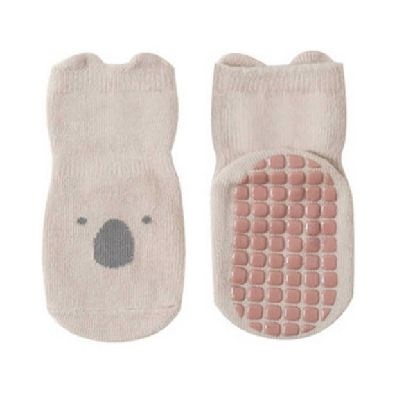 fatyb Non Slip Toddler Baby Socks Boys Girls Cute Crew Socks Infant Newborn Casual Breathable Grip Socks