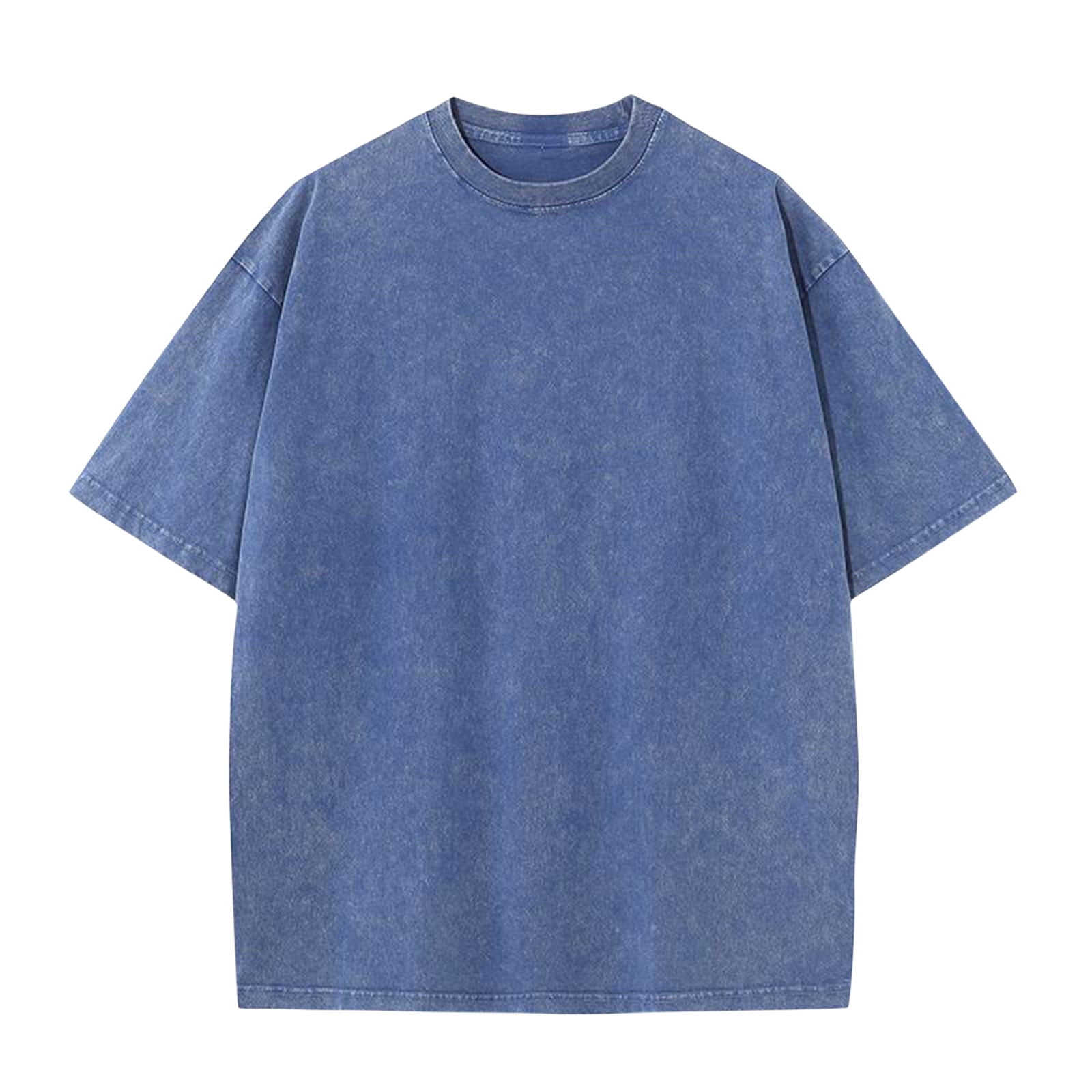 Washed Color Tee fatyb Oversized Cotton T Shirts for Men Loose Vintage Washed Tee Short ...