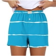 thumbnail image 1 of fatyb Plus Size Shorts for Women Casual Baggy Beach Shorts Women's Vacation Wide Leg Lounge Shorts, 1 of 4