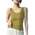 thumbnail image 1 of fatyb Ribbed Tank Tops for Women Sleeveless Crop Tops Crewneck Knit Basic Shirts M-4XL for Going Out, 1 of 6