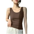 thumbnail image 1 of fatyb Ribbed Tank Tops for Women Sleeveless Crop Tops Crewneck Knit Basic Shirts M-4XL for Going Out, 1 of 6