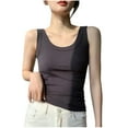 thumbnail image 1 of fatyb Ribbed Tank Tops for Women Sleeveless Crop Tops Crewneck Knit Basic Shirts M-4XL for Going Out, 1 of 6