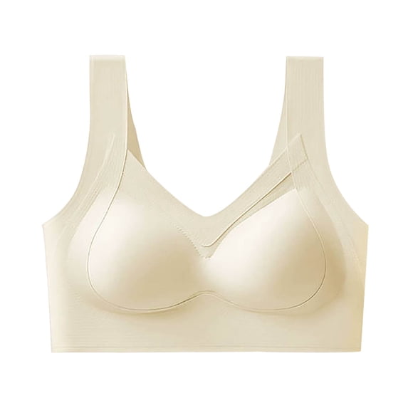 fatyb Seamless Bras for Women Full Coverage Soft Everyday Bras No Underwire Womens Breathable Bralettes