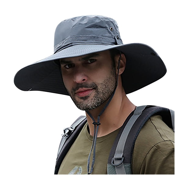 fatyb Sun Hat for Men Women Wide Brim Fishing Beach Bucket Hat Sun Protection Unisex Outdoor Hiking Hat