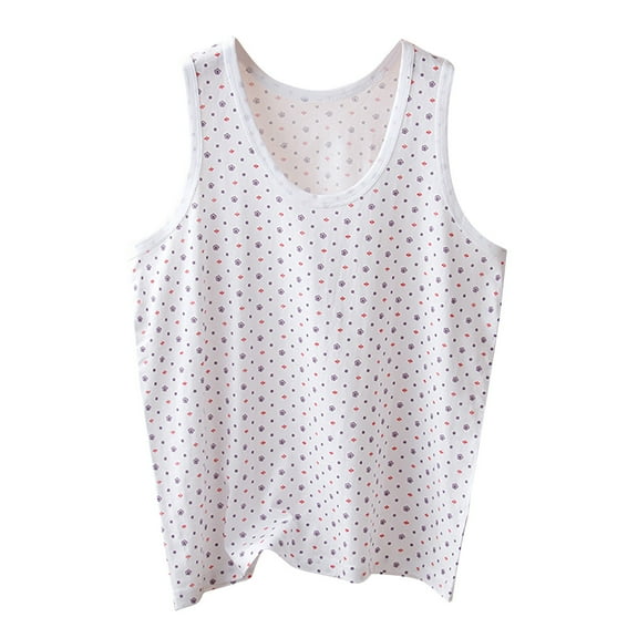 fatyb Tank Tops for Women Sleeveless Cotton Undershirts Casual Womens Breathable Bottom Shirts L-5XL