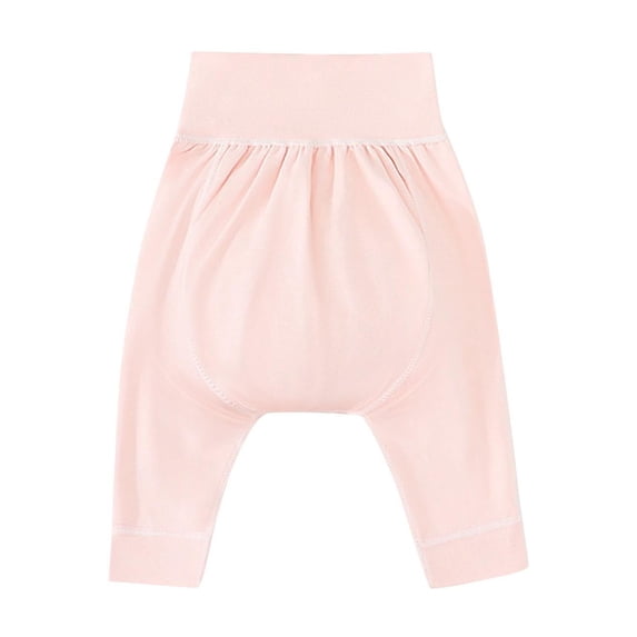 fatyb Toddler Baby Cotton Pants High Waist Pants Loungewear Thin Casual Pull on Pants for Boys Girls
