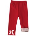 thumbnail image 1 of fatyb Toddler Baby Girls Winter Fleece Lined Leggings Elastic Waist Thermal Pants Infant Warm Bottoms, 1 of 7