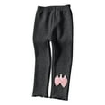 thumbnail image 1 of fatyb Toddler Baby Girls Winter Warm Leggings Cotton Fleece Lined Pants Kids Knitted Footless Tights, 1 of 6