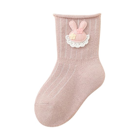 fatyb Toddler Baby Socks Newborn Cute Crew Socks Casual Infant Comfortable Socks for Kids Boys Girls