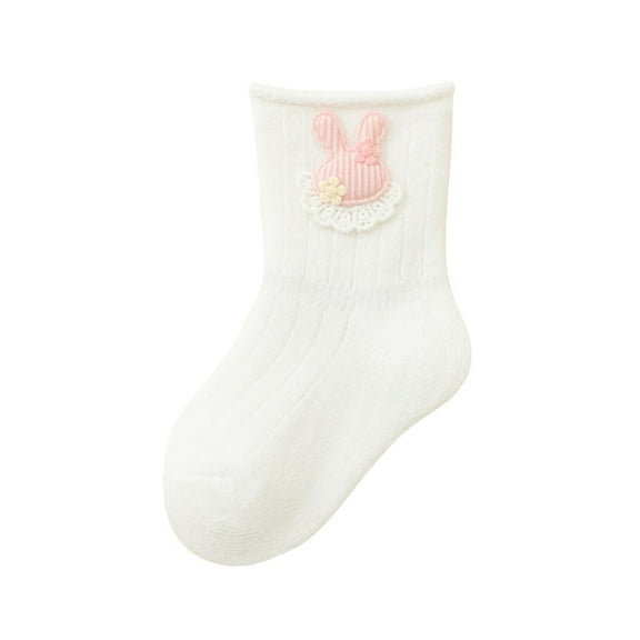 fatyb Toddler Baby Socks Newborn Cute Crew Socks Casual Infant Comfortable Socks for Kids Boys Girls