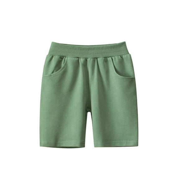fatyb Toddler Cotton Shorts Summer Baby Boys Girls Jogger Shorts Elastic Waist Athletic Short Pants