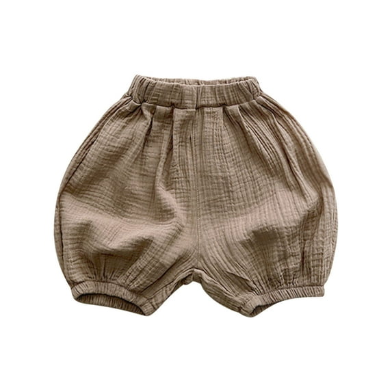 fatyb Toddler Shorts Boys Girls Cute Short Bloomer Elastic Waist Pull on Summer Casual Shorts for Kids
