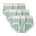 thumbnail image 1 of fatyb Underwear for Women Cotton Full Coverage Briefs Mid Waisted Womens Breathable Panties Pack of 3, 1 of 2