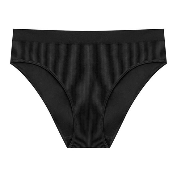 fatyb Underwear for Women Low Rise Bikini Stretch High Cut Briefs Seamless Ladies Breathable Panties