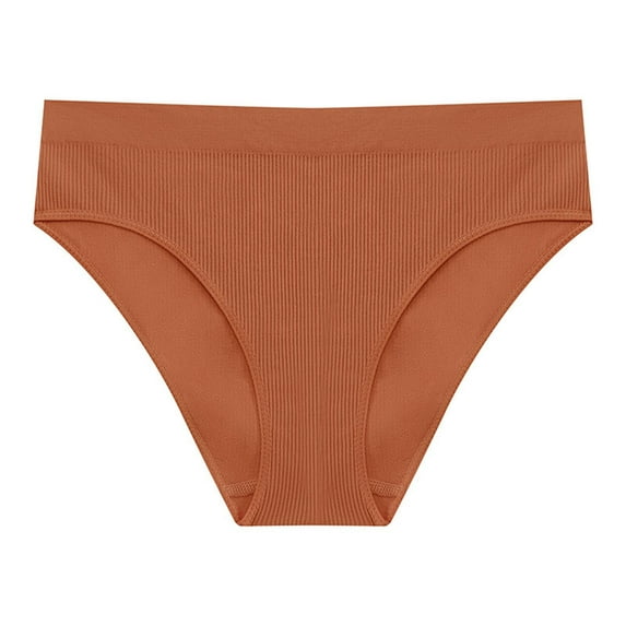 fatyb Underwear for Women Low Rise Bikini Stretch High Cut Briefs Seamless Ladies Breathable Panties