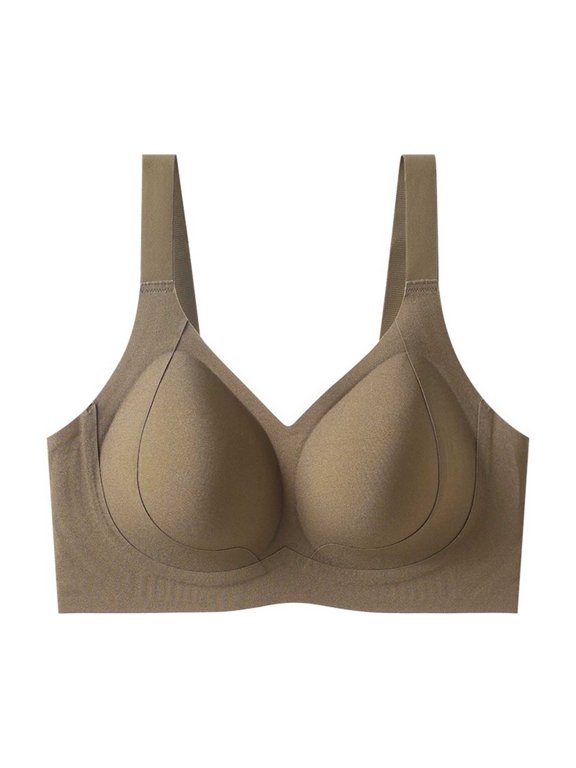 Wireless Bras for Women No Underwire Full Coverage Seamless Bralettes Ladies Padded Everyday Bras