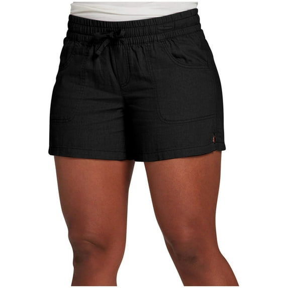 fatyb Women's Casual Shorts Drawstring Split Straight Leg Shorts Cotton Line Plain Summer Shorts M-5XL