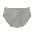 thumbnail image 1 of fatyb Women's Cotton Bikini Briefs Soft Stretch Comfort Underpants Breathable V Waist Ladies Panties, 1 of 2