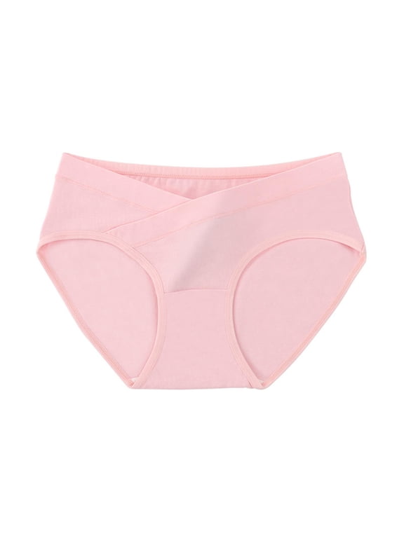 Women's Cotton Bikini Briefs Soft Stretch Comfort Underpants Breathable V Waist Ladies Panties