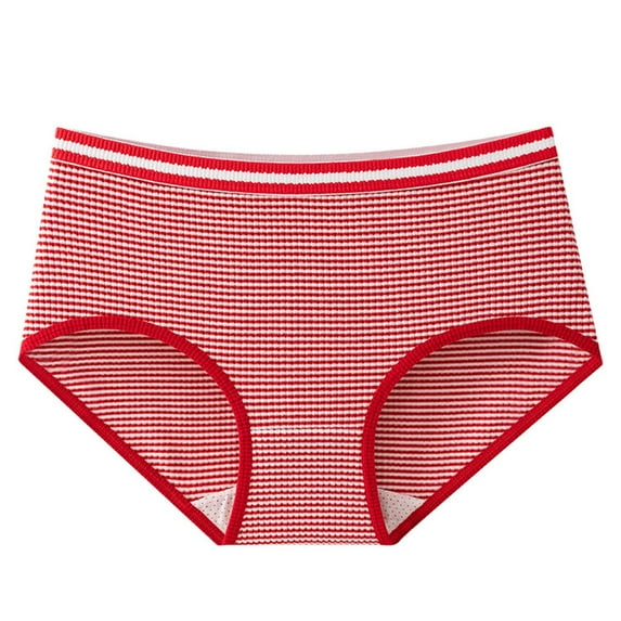 fatyb Women's Cotton Briefs Cotton Full Coverage Underwear Stretch Ladies Mid Rise Comfortable Panties