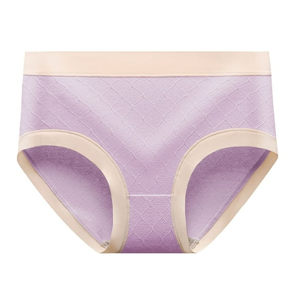 fatyb Women's Cotton Underwear Mid Waisted Full Coverage Stretchy Briefs Soft Breathable Ladies Panties