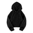 thumbnail image 1 of fatyb Women's Fuzzy Hoodies with Pocket Fleece Long Sleeve Pullover Casual Thermal Hooded Sweatshirts, 1 of 5