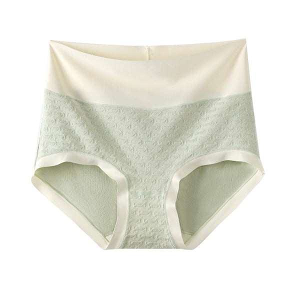 fatyb Women's High Waist Cotton Underwear Full Coverage Stretch Briefs Comfortable Ladies Soft Panties