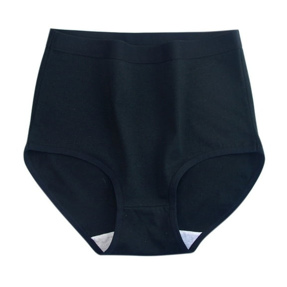 fatyb Women's High Waist Cotton Underwear Full Coverage Stretch Panties Soft Comfortable Ladies Briefs