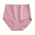thumbnail image 1 of fatyb Women's High Waist Cotton Underwear Full Coverage Stretch Panties Soft Comfortable Ladies Briefs, 1 of 2
