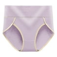 thumbnail image 1 of fatyb Women's High Waist Panties Cotton Underwear Full Coverage Briefs Stretch Soft Ladies Underpants, 1 of 3
