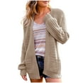 thumbnail image 1 of fatyb Women's Open Front Cardigans with Pockets Casual Long Sleeve Knit Sweater Jacket Fall Tops for Women, 1 of 7