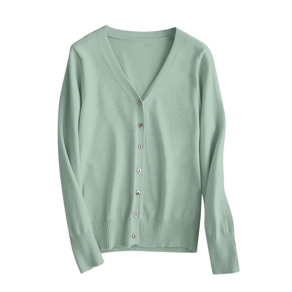 fatyb Women's Oversized Cardigans Solid Color Knit Open Front Sweater Casual Jackets Lightweight Outerwear