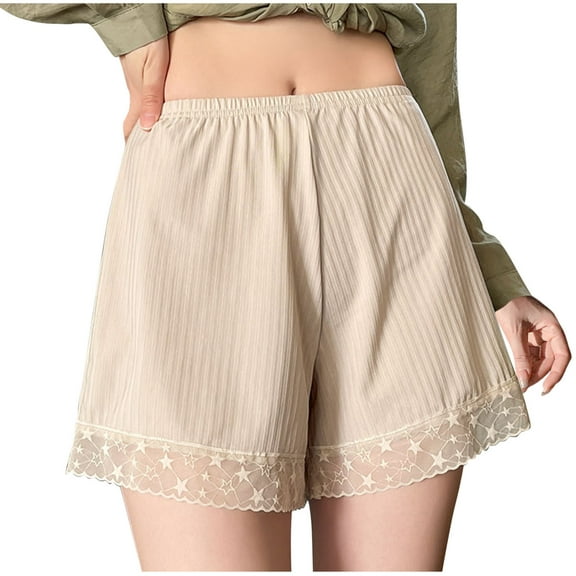 fatyb Women's Pajama Shorts Elastic High Waist Lounge Shorts Casual Loose Comfy Sleepwear Pjs Bottoms