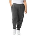thumbnail image 1 of fatyb Women's Plus Size Jogger Pants Elastic Waist Sweatpants Womens Casual Plain Joggers with Pockets, 1 of 7